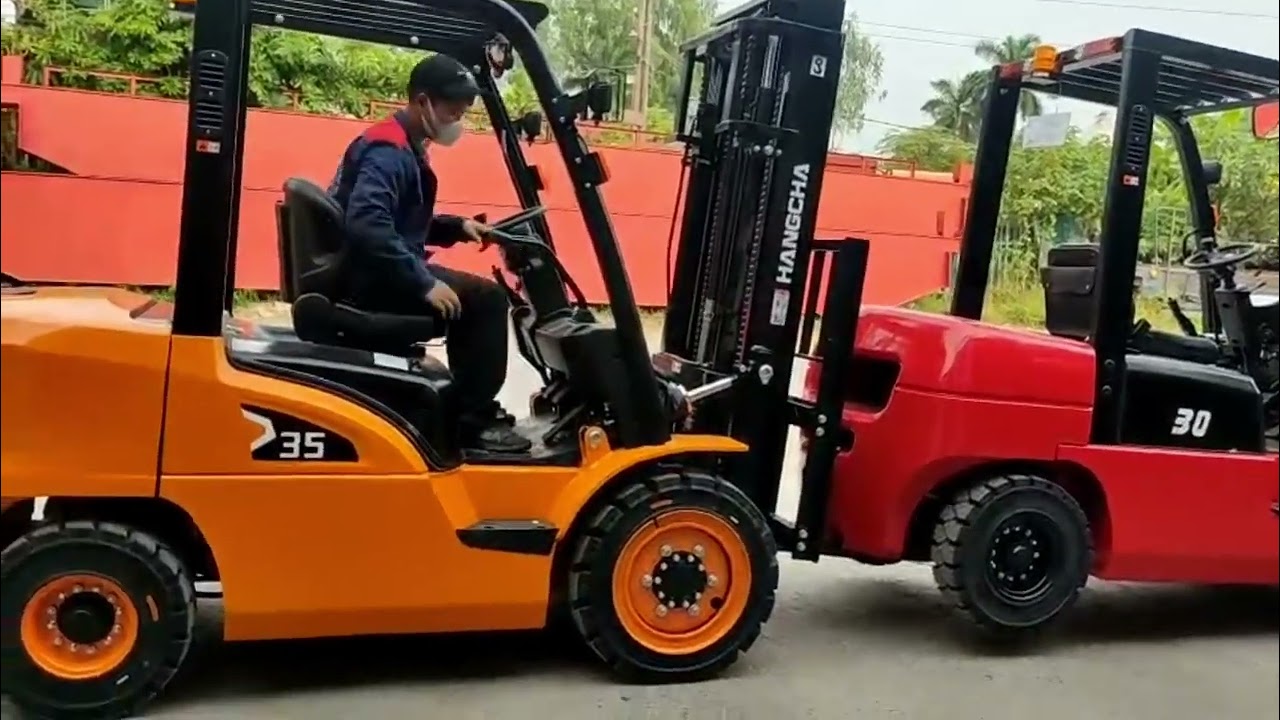 Xe nâng dầu 3.5 tấn Hangcha sử dụng động cơ Yanmar nổ cực êm 💥💥💥