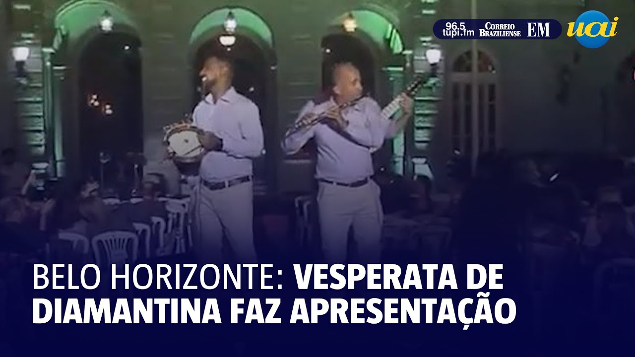 Vesperata de Diamantina se apresenta no Pal&aacute;cio da Liberdade