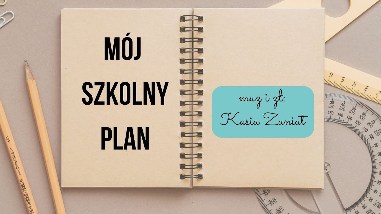 Mój szkolny plan |  piosenka na rozpoczęcie roku szkolnego
