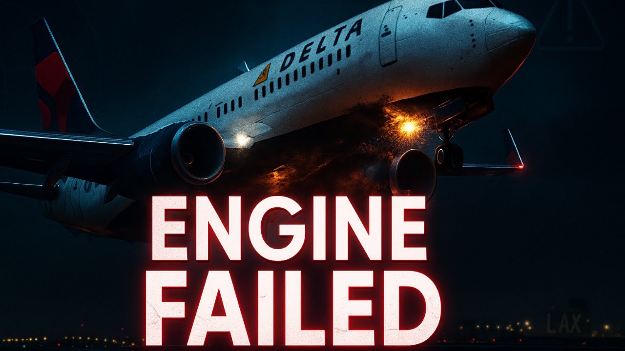 Delta 737 Engine Failure After Bird Strike — Emergency at LAX