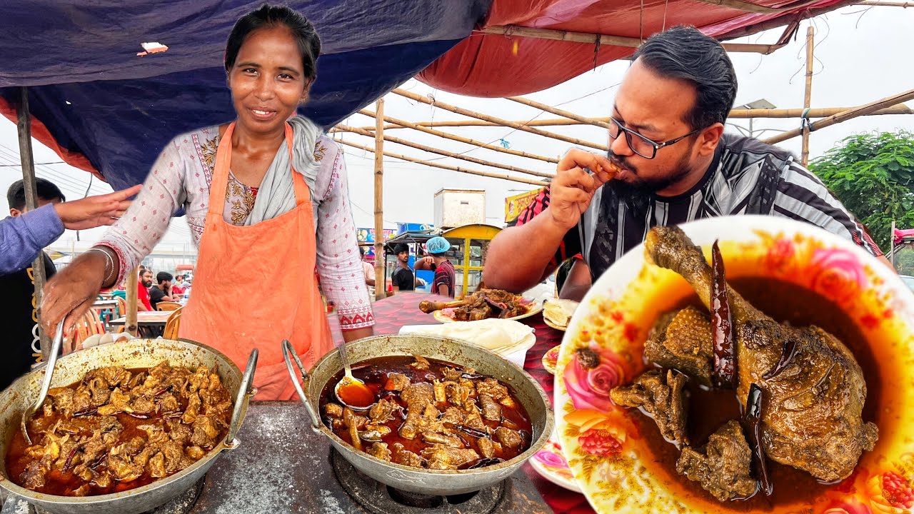 কাজল আপার হাতে জাদু আছে - ভদ্রমহিলার রান্না করা পাতিহাঁস ভুনা আর চিনাহাঁস ভুনা ভয়াবহ রকম সুস্বাদু 🔥