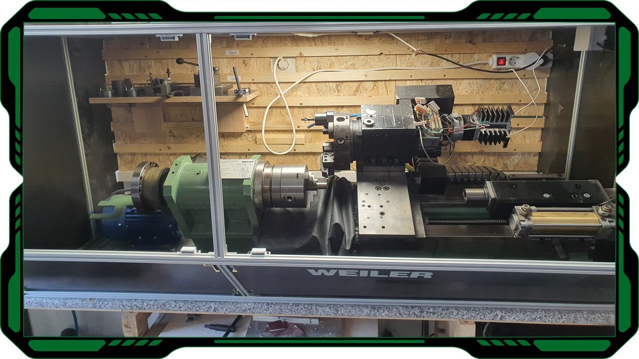 Restauration Weiler UD24 CNC Drehbank , Prismus ,Sauter Revolver Mach4