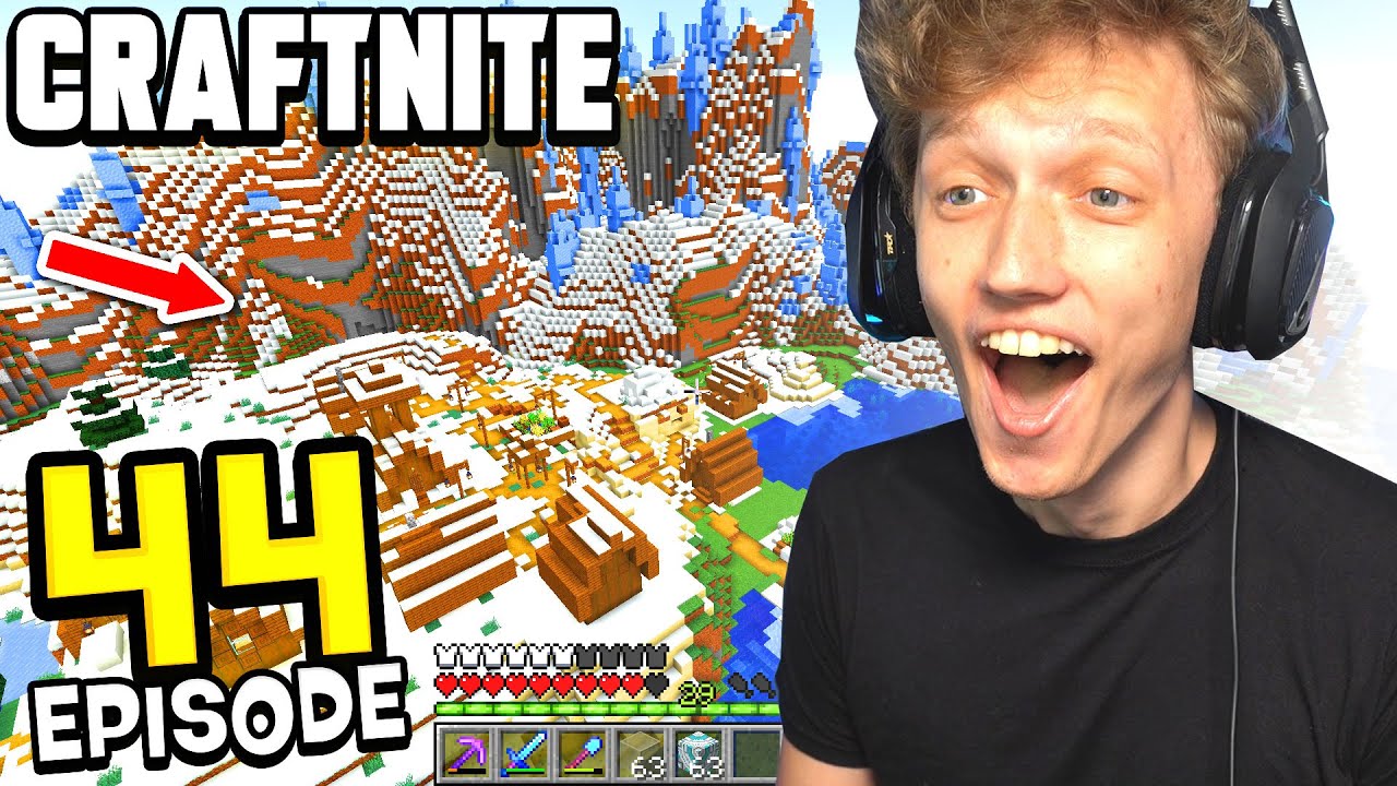 Craftnite: Episode 44 - BUILDING A MEGA CITY! (biggest project ever)