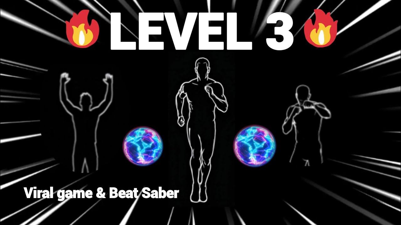 🔥Beat Saber & High quality Immersive Interactive warm up| Viral game |New Version| Neon Rhythm Game🔥