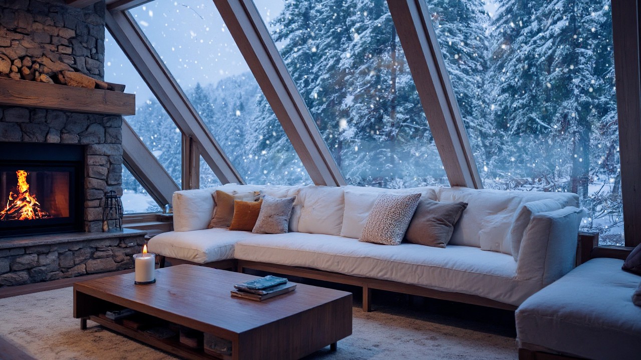 Gentle Rain and Relaxing Piano Music for Sleep 🌧️🎹 | Cozy Warm Bedroom Ambience to Ease Stress
