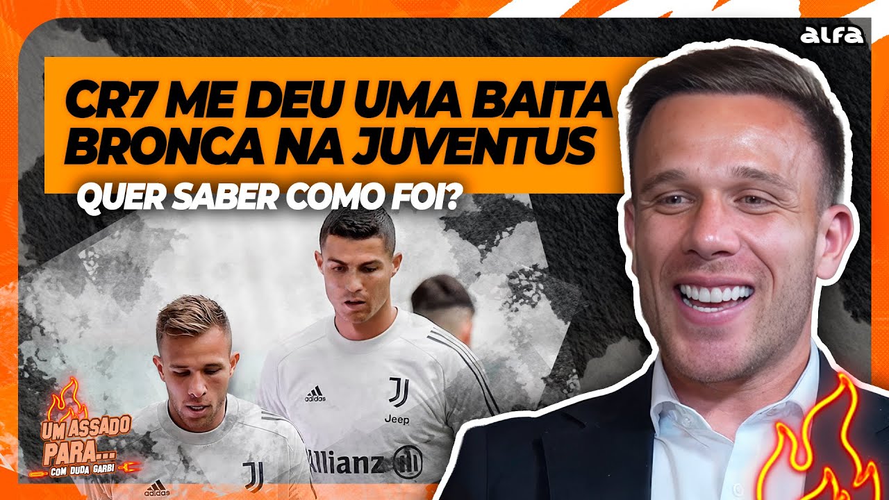 O DIA QUE CRISTIANO RONALDO “BRIGOU” COM ARTHUR NA JUVENTUS | Cortes do Duda