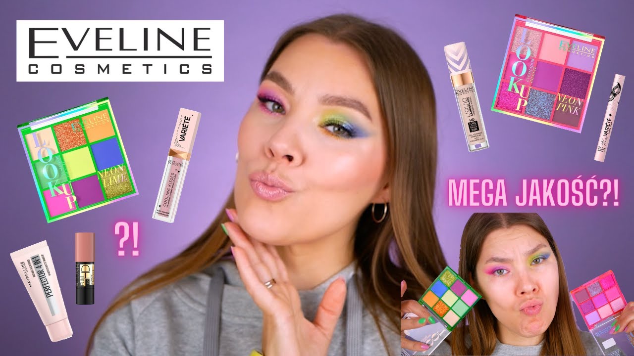Nowości EVELINE! 💕💚 NEONOWE palety, NOWY korektor LIQUID CAMOUFLAGE i Perfector 4-in-1 MAYBELLINE! 🔥