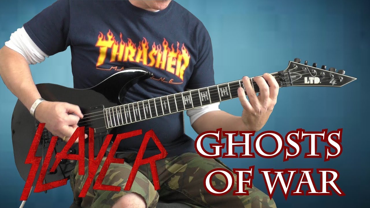 Slayer - Ghosts Of War - guitar cover with solo
