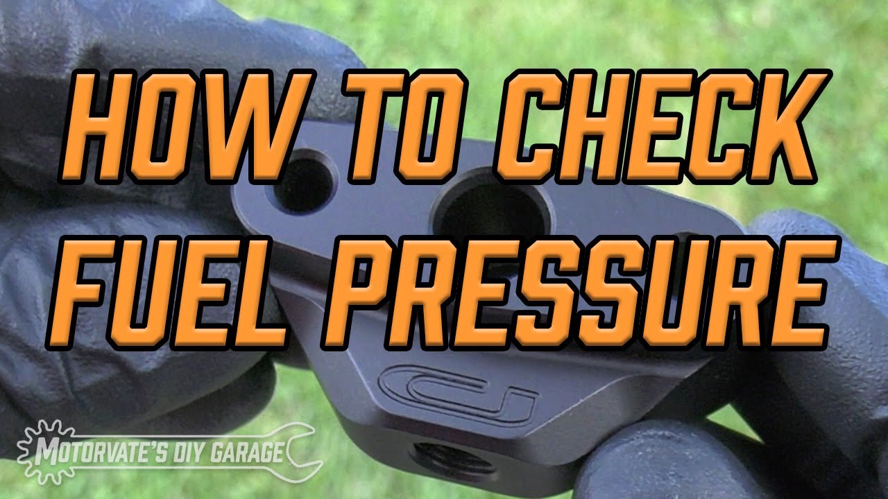 How to Check Fuel Pressure: Motorvate's DIY Garage Ep.36