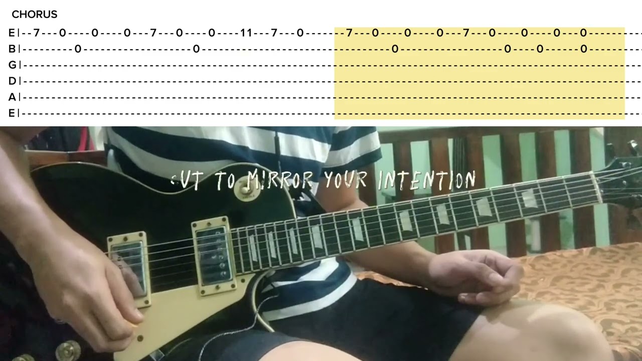 Vindicated Guitar tabs - Dashboard Confessional (guitar lesson wtih TAB)