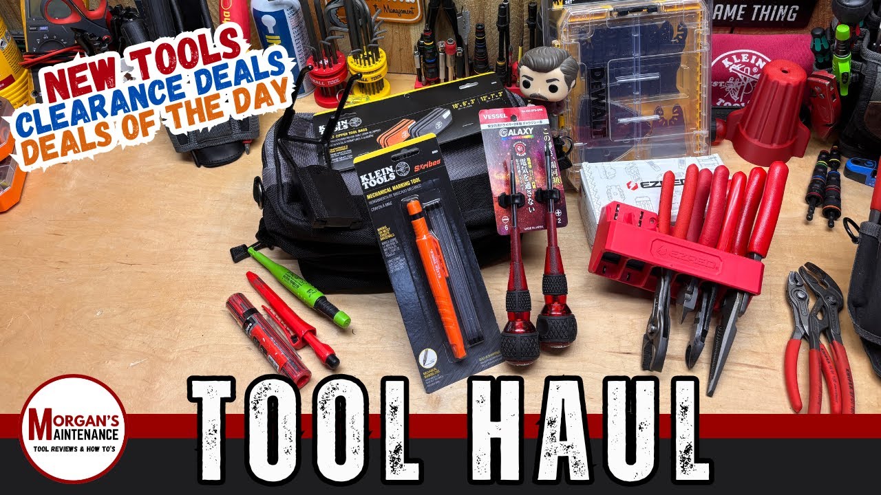 Tool Haul - Vessel, Dewalt, Klein, EZRED, Gator #tools #maintenance #toolhaul