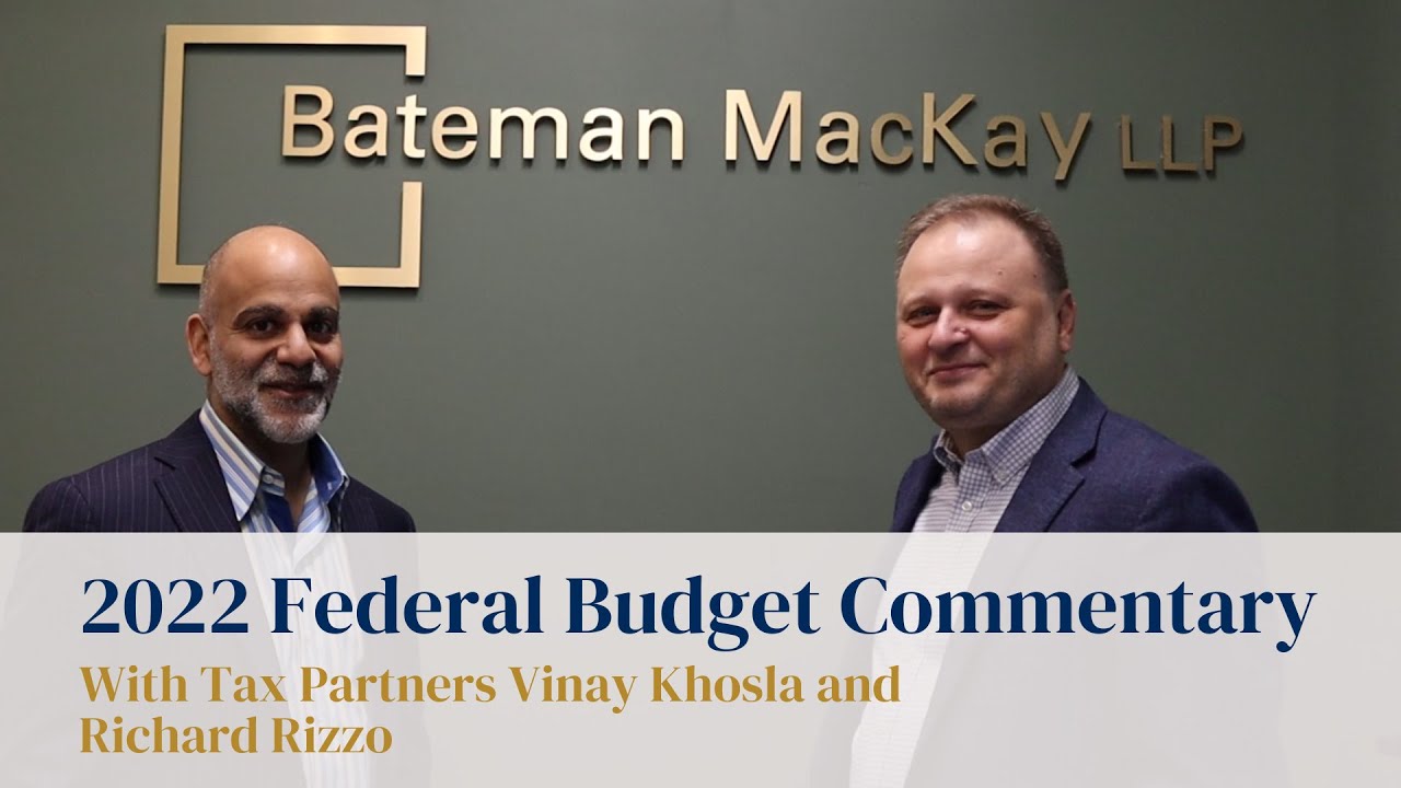 2022 Federal Budget Commentary