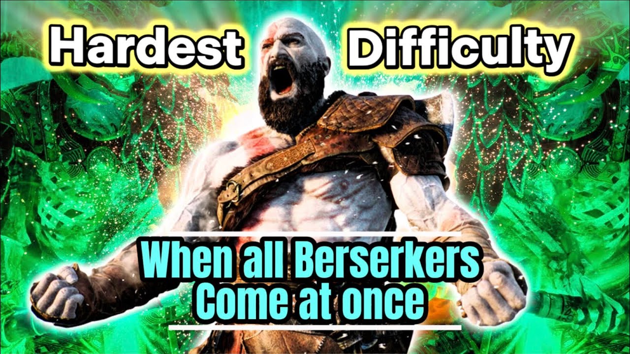 When all Berserkers come attacking at once - Hardest Difficulty Walkthrough (4K HDR) #gowragnarok 