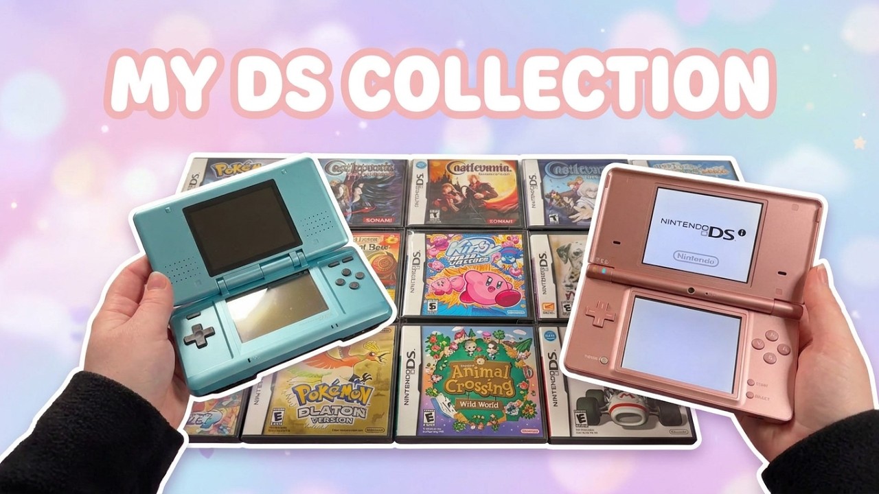 Моя коллекция Nintendo DS (консоли + игры)