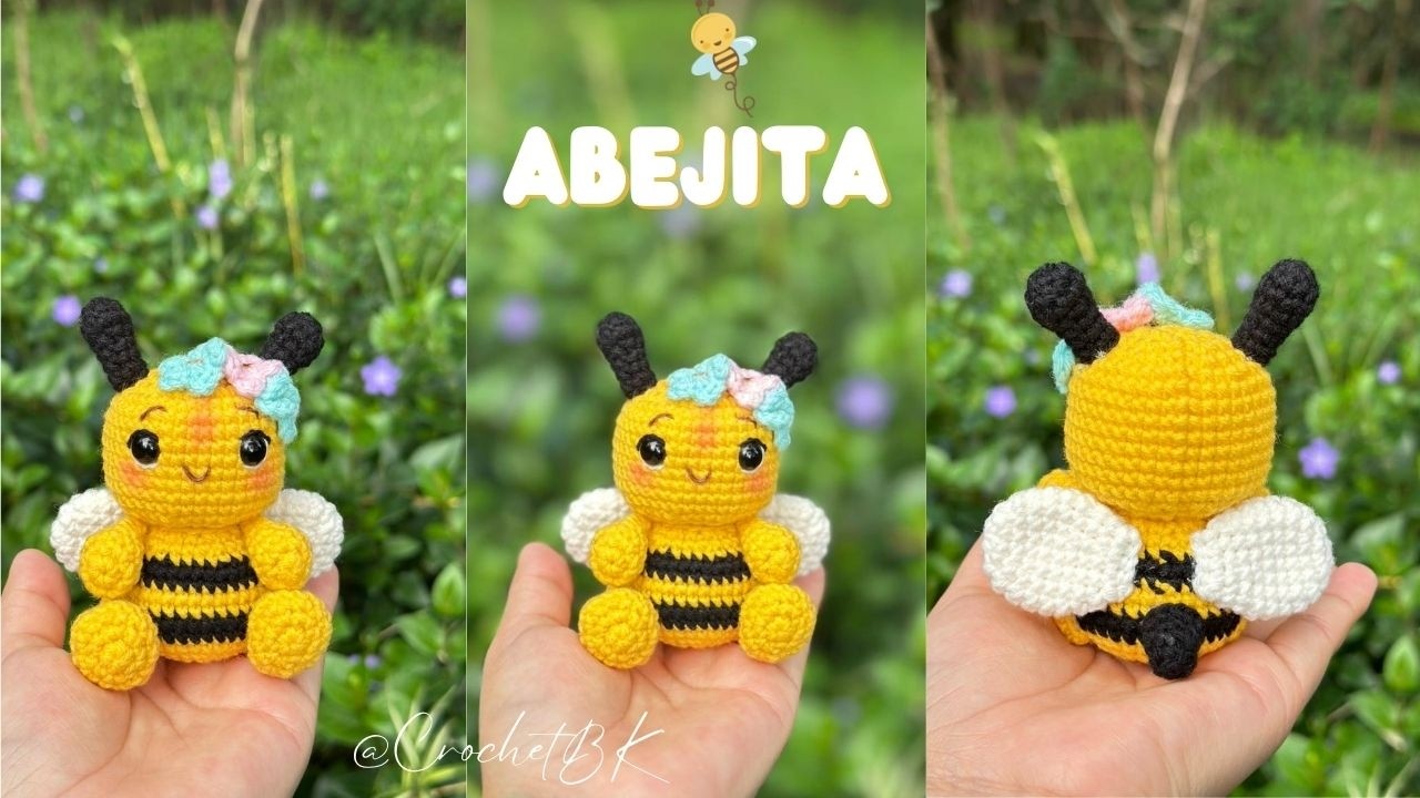 ✨Como TEJER una ABEJITA a Crochet 🐝 | Tutorial AMIGURUMI Paso a Paso ✨