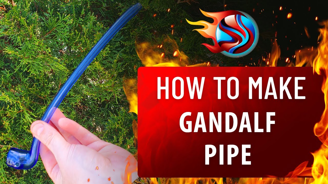 Blowing Glass Pipes | Glass Blowing | Gandalf Pipe | Glassblowing Pipe