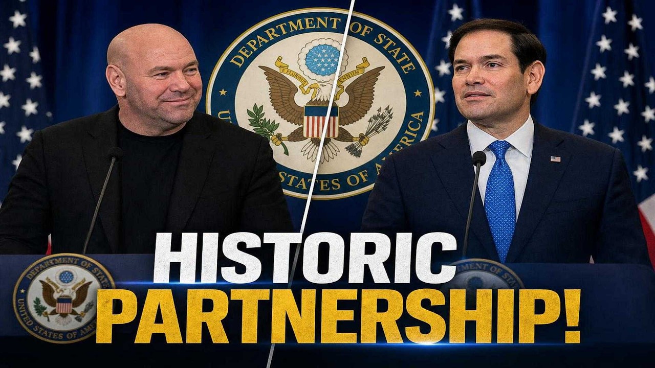 UFC и Госдепартамент США объявили об историческом партнерстве | Госсекретарь Марко Рубио и Дэйна ...