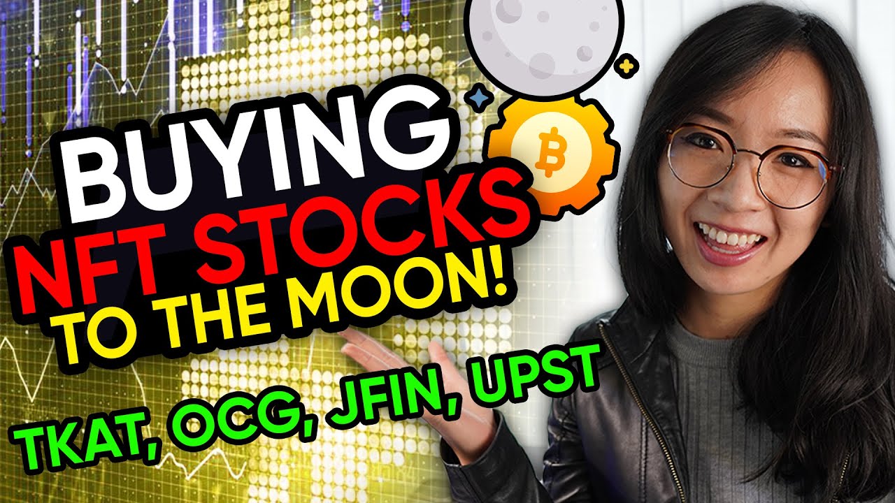 Buying NFT Stocks $TKAT $OCG $JFIN $AMC $UPST trading recap