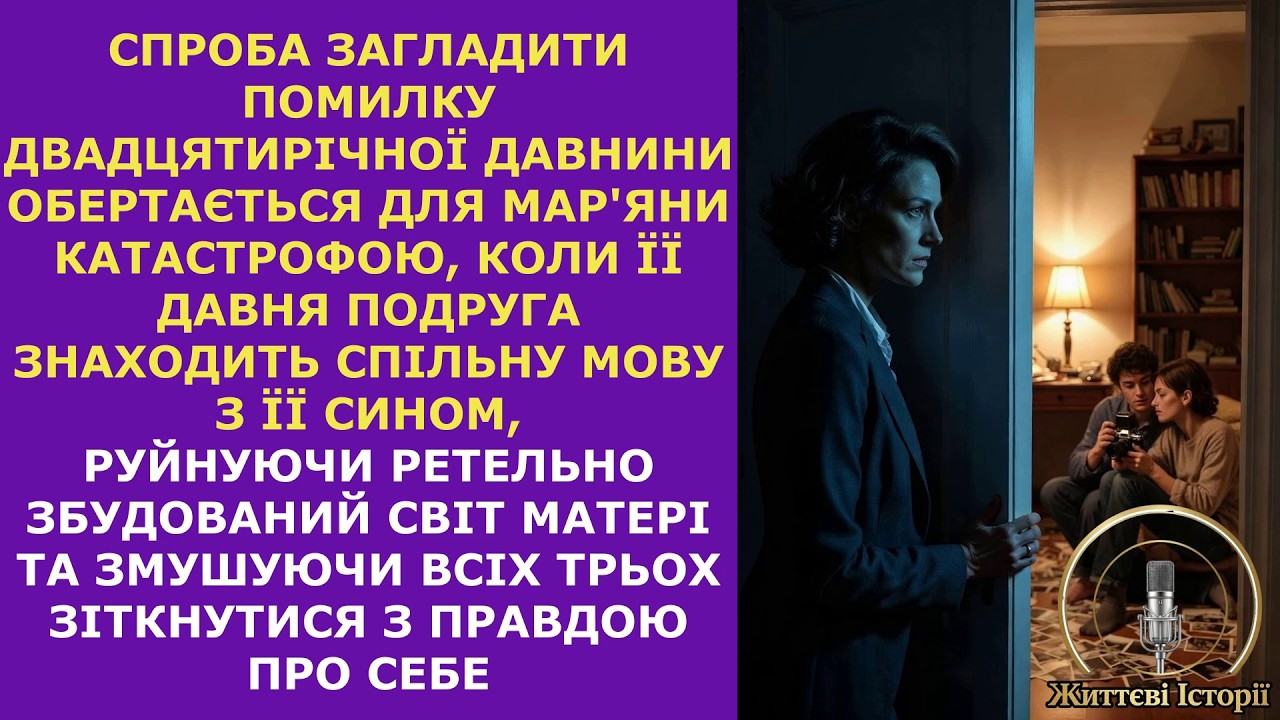Спроба загладити помилку обертається для Мар'яни катастрофою, коли її давня подруга знаходить...