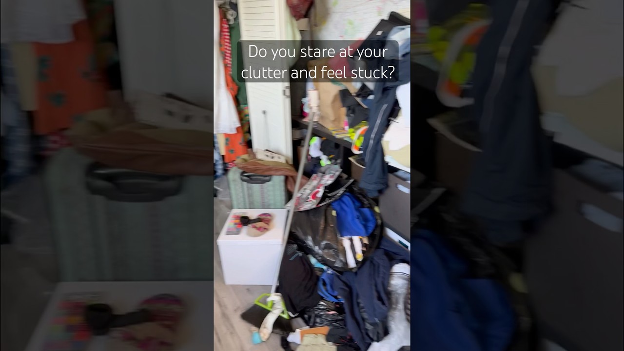 Clutter Paralysis &rarr; Calm Closet & Office ✨ #declutter #declutterquickly #homeorganization