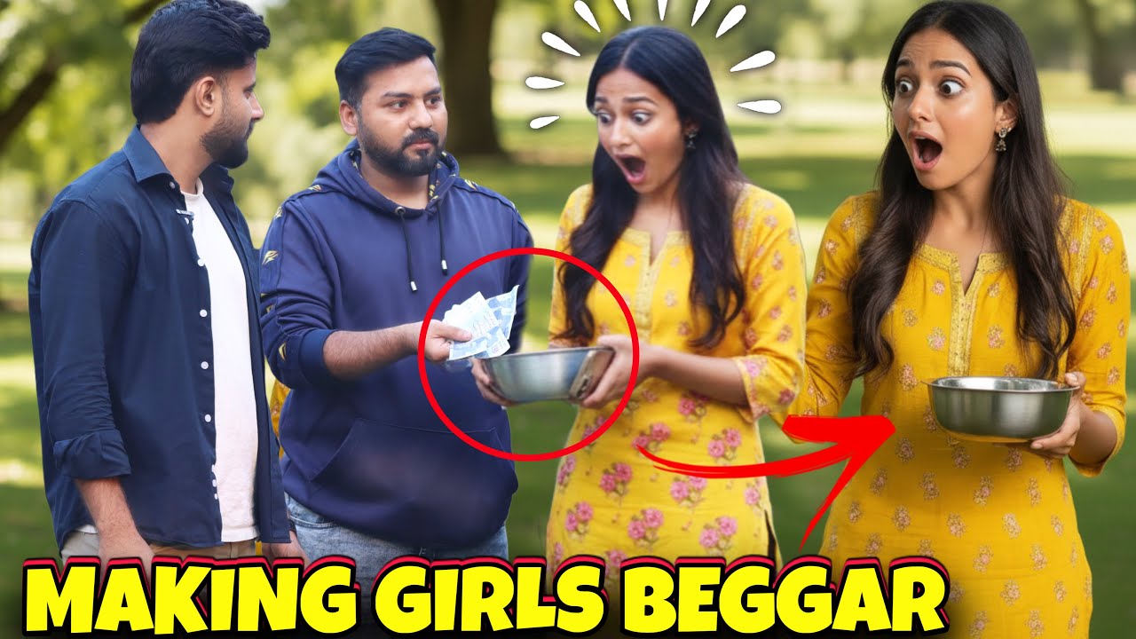 Making Girls Beggar Prank With A Twist @ThatWasCrazy