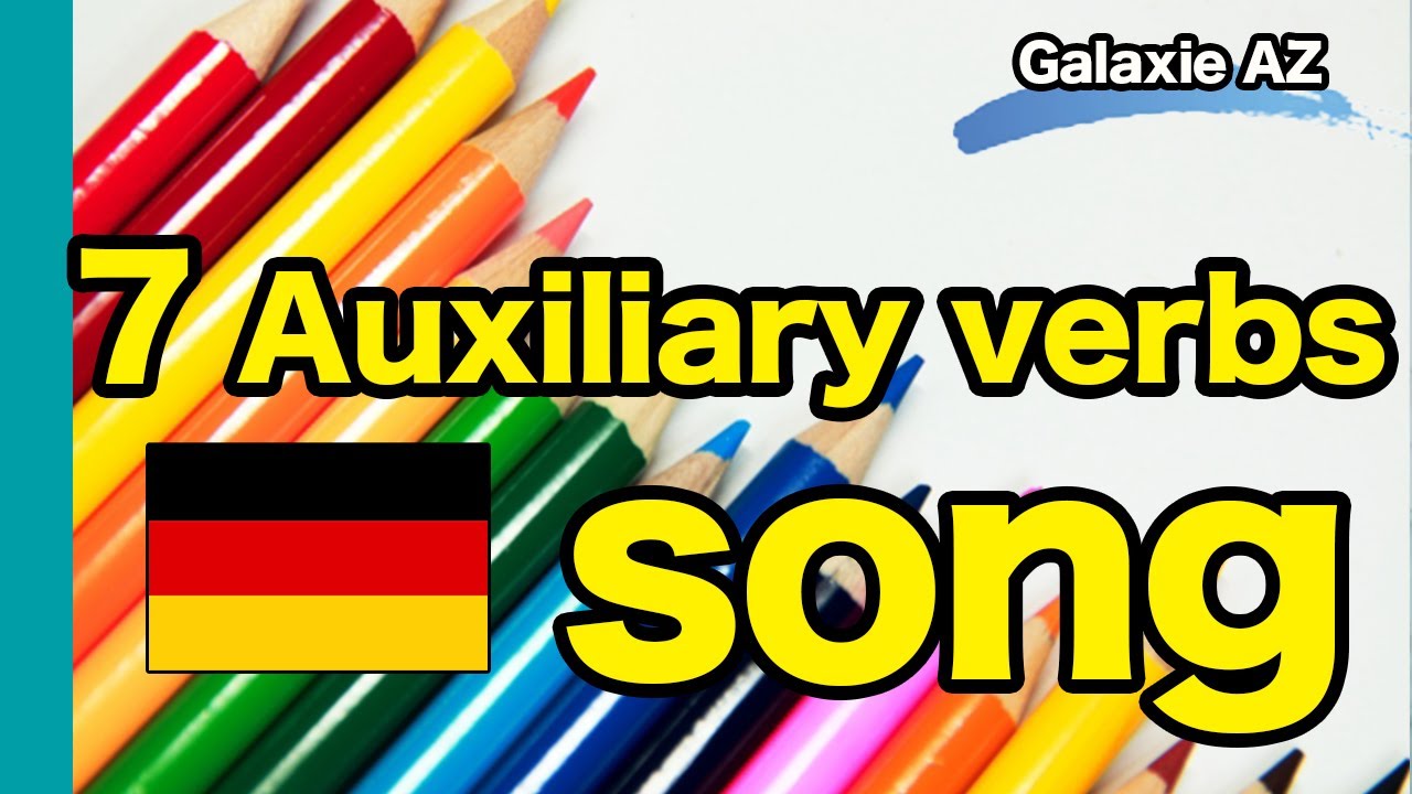 【German Lessons】7 Auxiliary Verb SONG:  Conjugation Song!(Irregular Verbs)