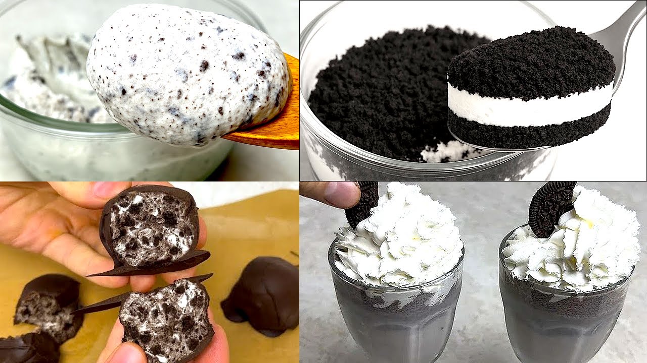 4 простых десерта с печеньем OREO, которые можно приготовить за считанные минуты!  Без выпечки