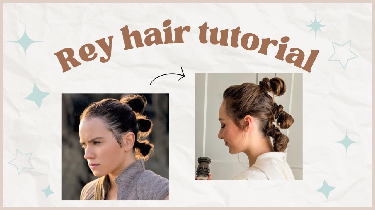 How I make my hair look like Rey Skywalker | Star Wars hair tutorial