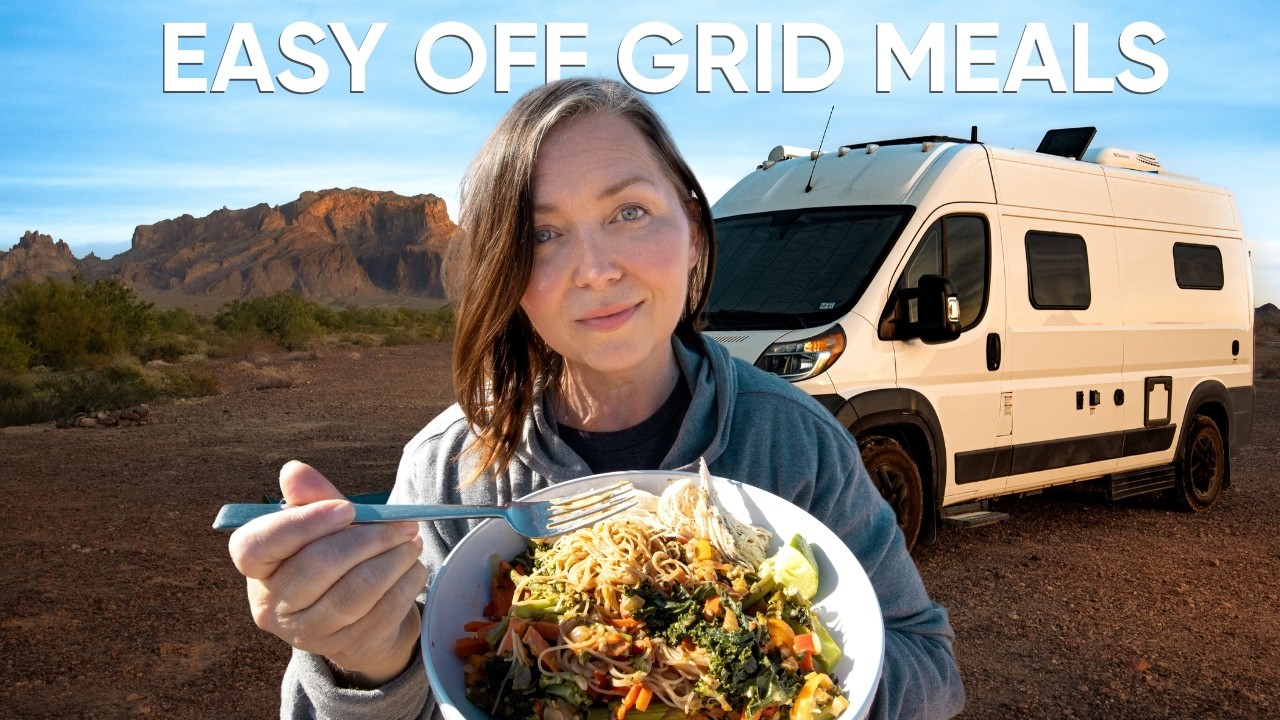 7 Days of Cooking Easy Healthy Meals Off Grid in the Desert (Van)