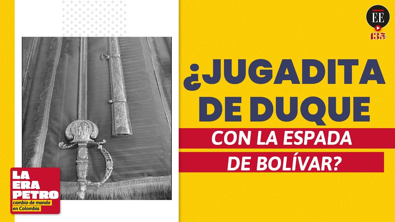 La jugadita de Duque con la espada de Bolívar en la posesión de Petro | El Espectador
