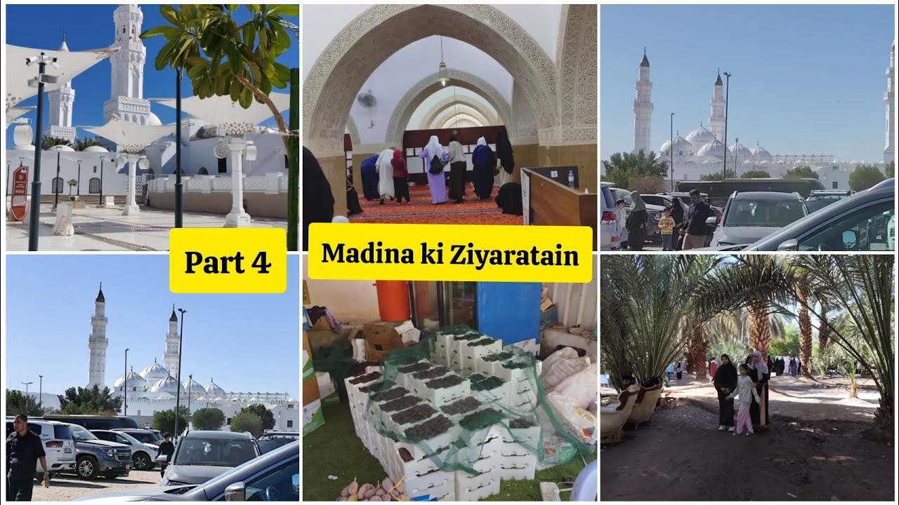 Madina ki Ziyaratain/famous well and masjid/salman farsi garden/holy places