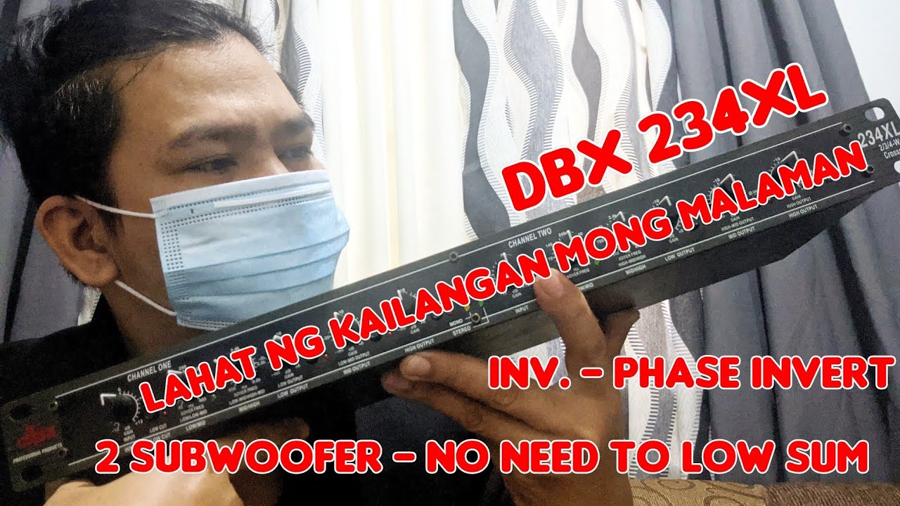 dbx 234XL | LAHAT NG KAILANGAN MONG MALAMAN | ACTIVE CROSSOVER