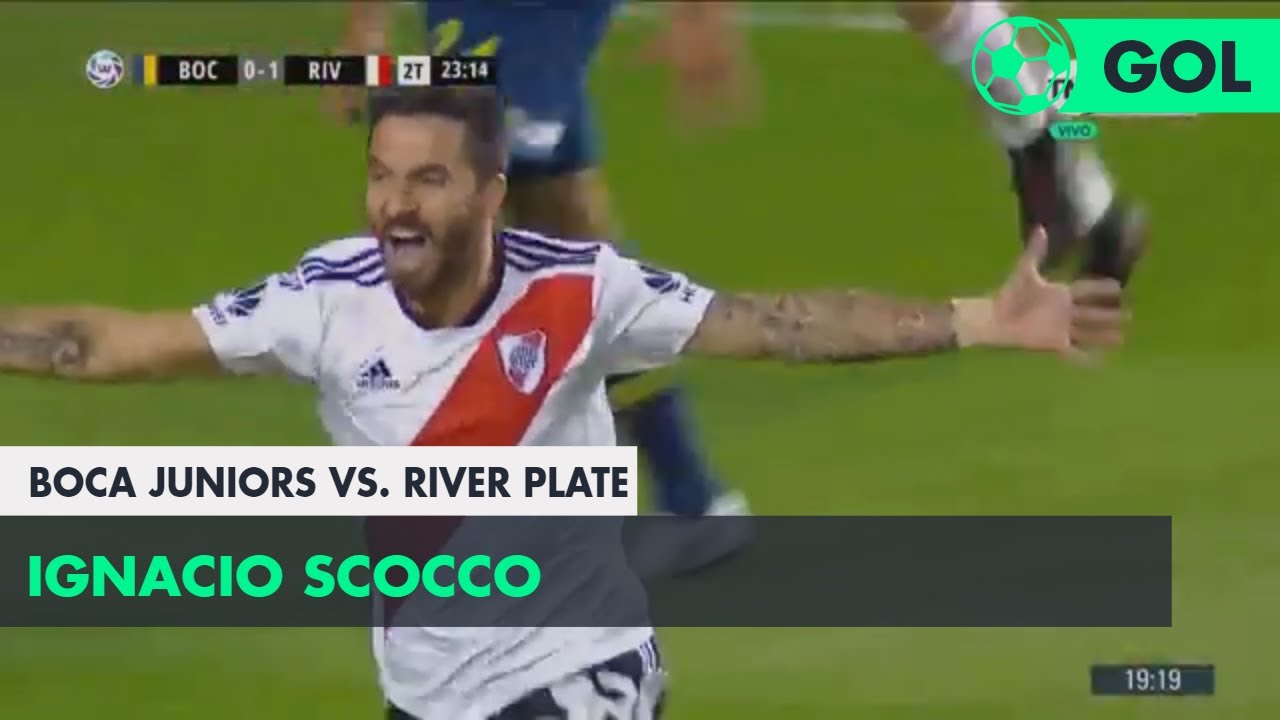 Ignacio Scocco (0-2) Boca Juniors vs River Plate | Fecha 6 - Superliga Argentina 2018/2019