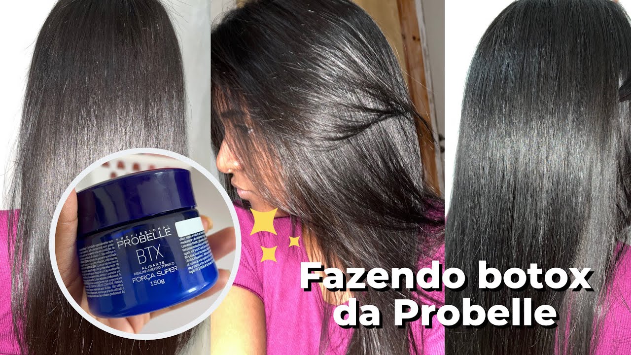 Fiz o botox da Probelle, BTX Alisante, me surpreendi - Mostrei como ficou molhado