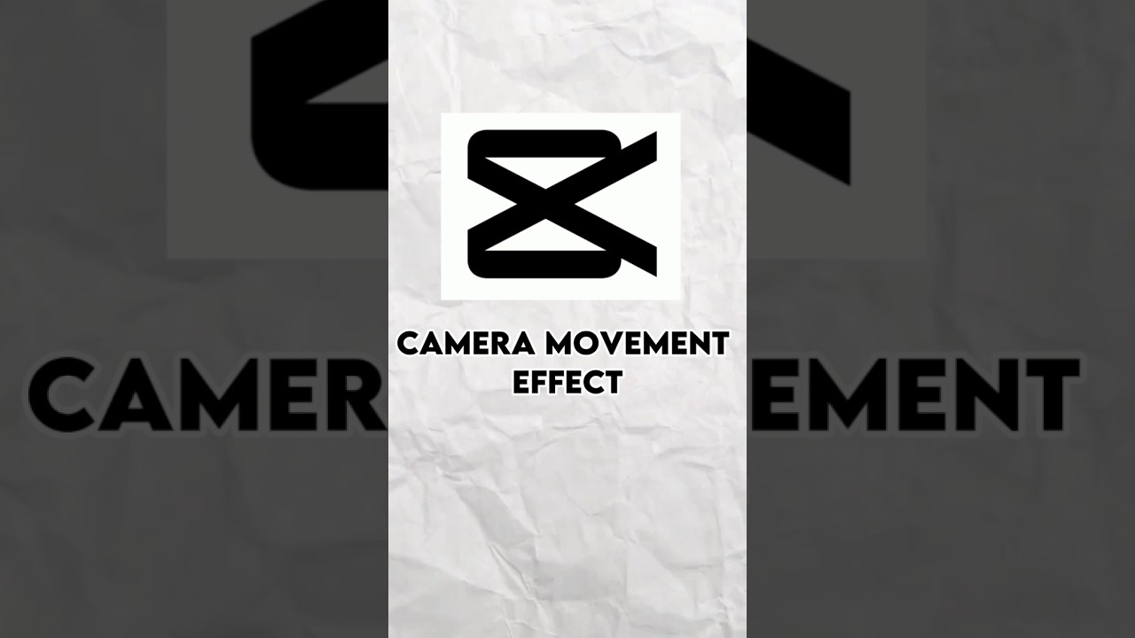 How To Add Camera Movement Effect In Capcut||#bharateditz #shorts