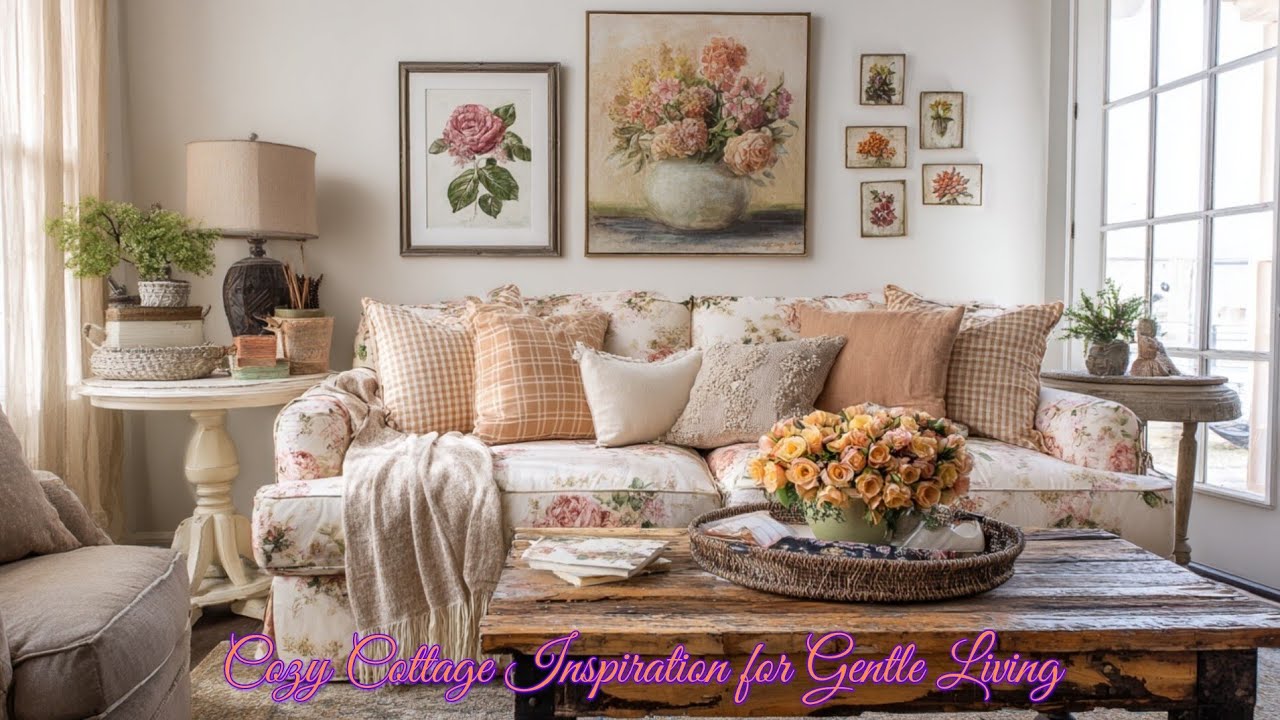 SMALL COTTAGE HOME Decorating Ideas 🌷 Calm Corners & Cozy Dreams Vintage Cottage Style