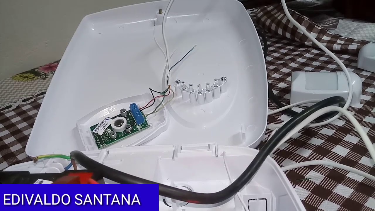 Como ligar sensor com fio smart claud 18