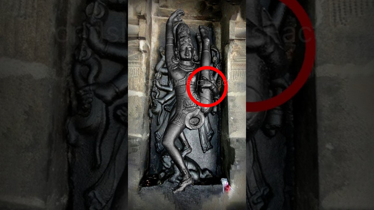 How is it possible?🤯😳 #shorts #shivaratri #shiva #ancient #temple #carving #lordshiva #ytshorts #art
