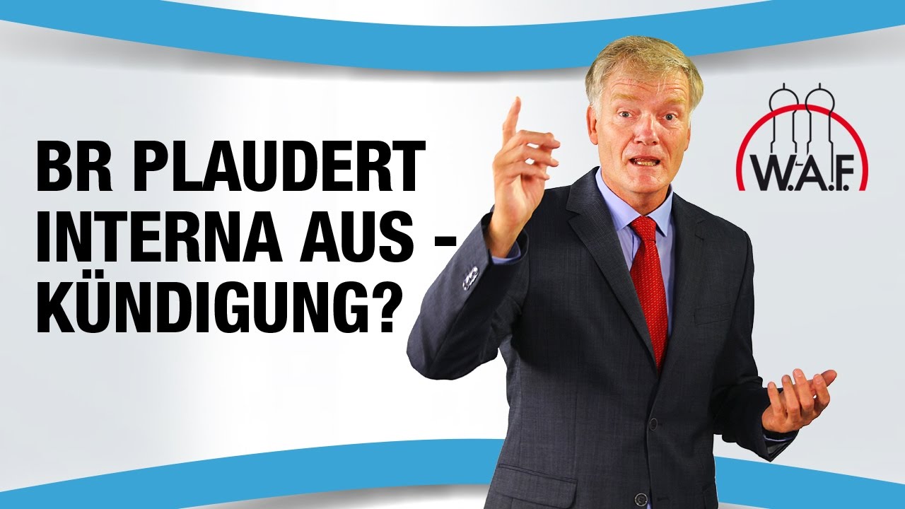 Betriebsrat plaudert Interna aus – darf er deshalb fristlos gekündigt werden? | Betriebsrat Video