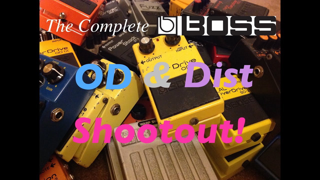 The Complete Boss Drive /Distortion Shootout!