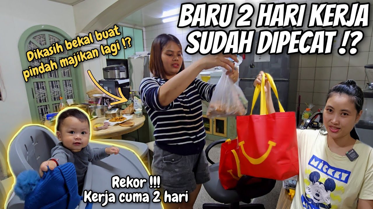 KERJA BARU 2 HARI DIPECAT‼️ DIBEKALI BUAT BALIK KE MAJIKAN LAMA, ALHAMDULILAH MASIH DITERIMA