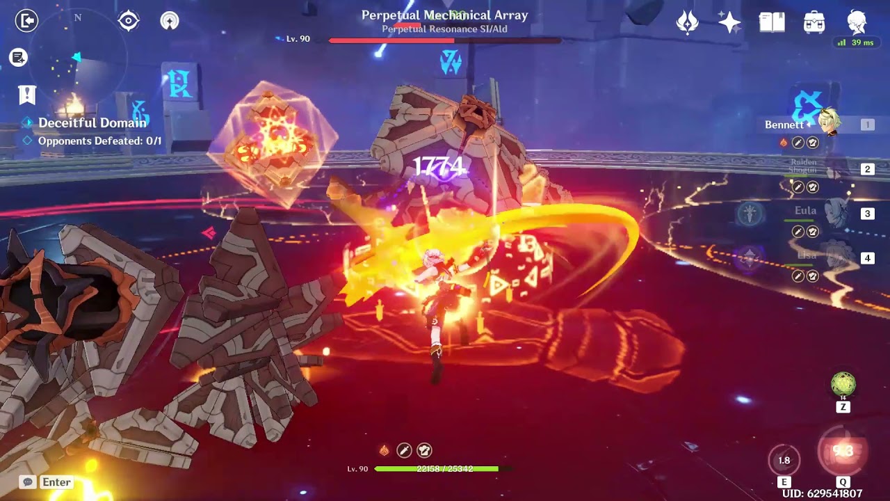 Hitting 1 million on Eula. C0 R1 SoBP.