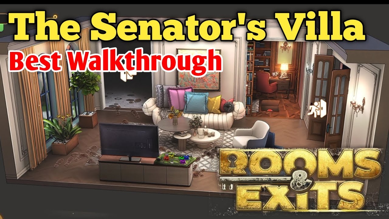 Rooms and Exits Level 9 The Senator's Villa Chapter 5  Walkthrough ( Death on the Dancefloor )