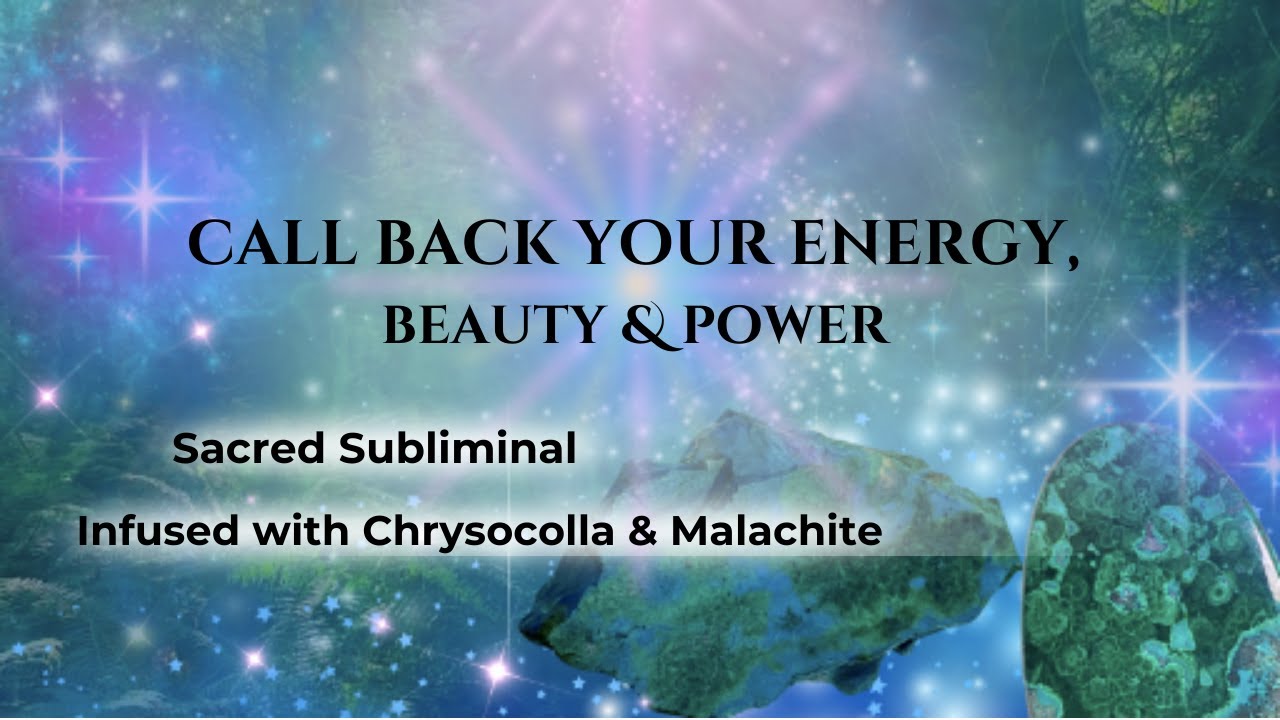 call back your energy, beauty & power ⚡️ subliminal affirmations ⚡️ POWERFUL