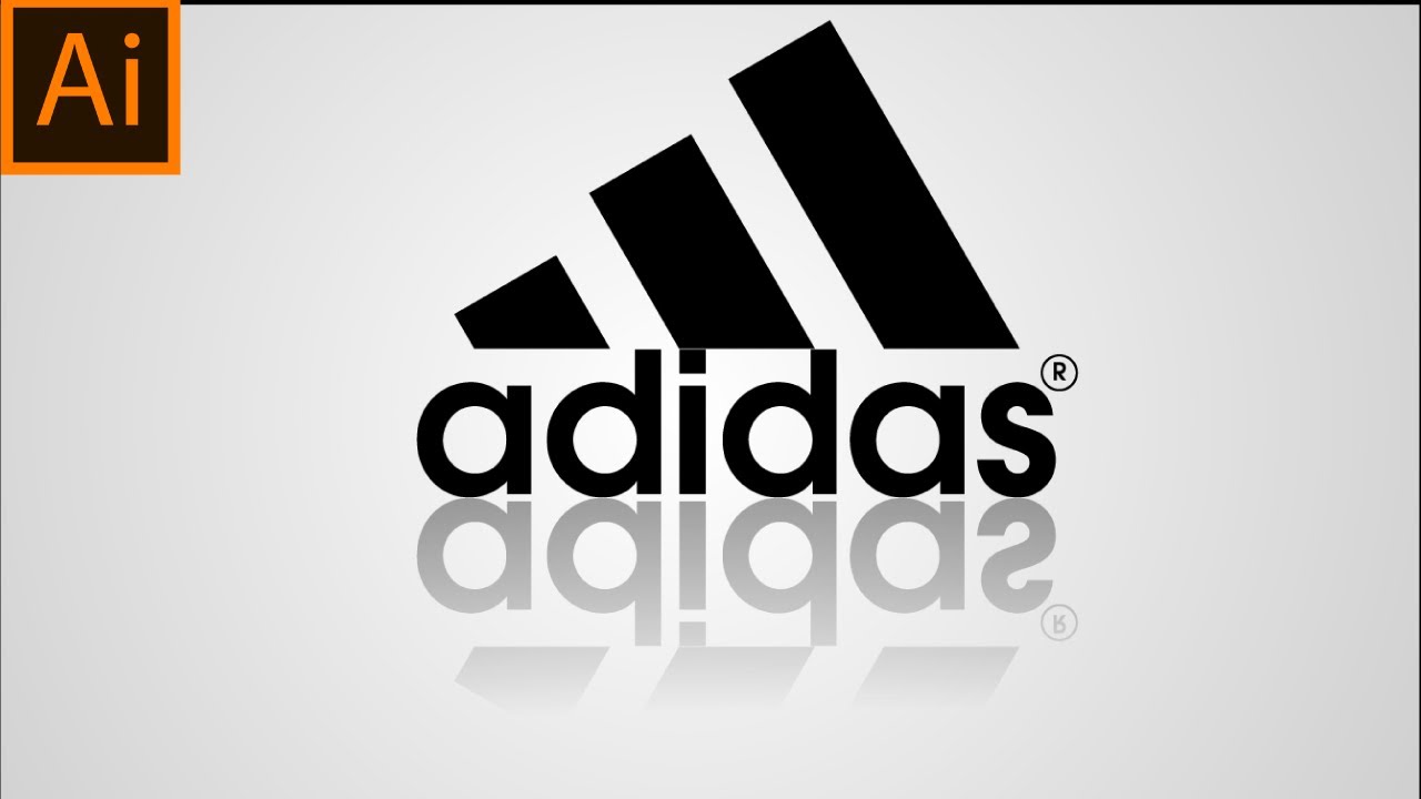 Adidas logo | adobe illustrator | easy for beginners