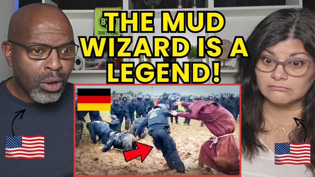 Americans React to The German 'MUD WIZARD' Defending a German Village!