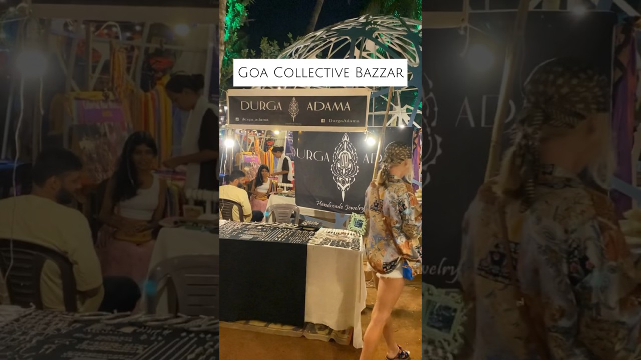 🇮🇳 Best Market In Goa!  The Goa Collective Bazaar!