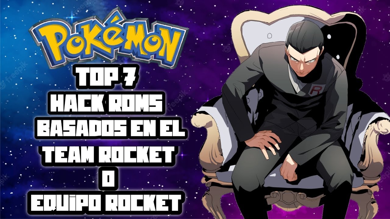 TOP 7 HACK ROMS BASADOS EN EL TEAM ROCKET O EQUIPO ROCKET 2023 PARA GBA (ANDROID Y PC)