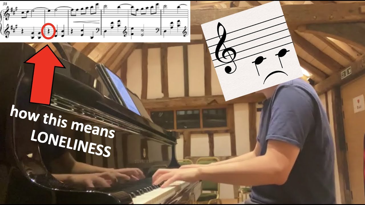 how to write sad piano music