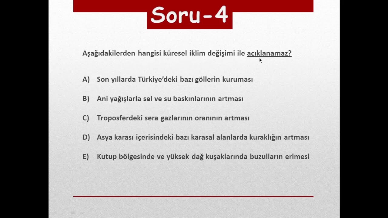 COĞRAFYA TYT DENEMESİ-2